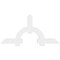 Ekena Millwork Ericson Architectural Grade PVC Gable Bracket, 72"W x 36"H x 2"D x 6"F, 12/12 Pitch GBP072X36X0206ERI00 - alternate 2